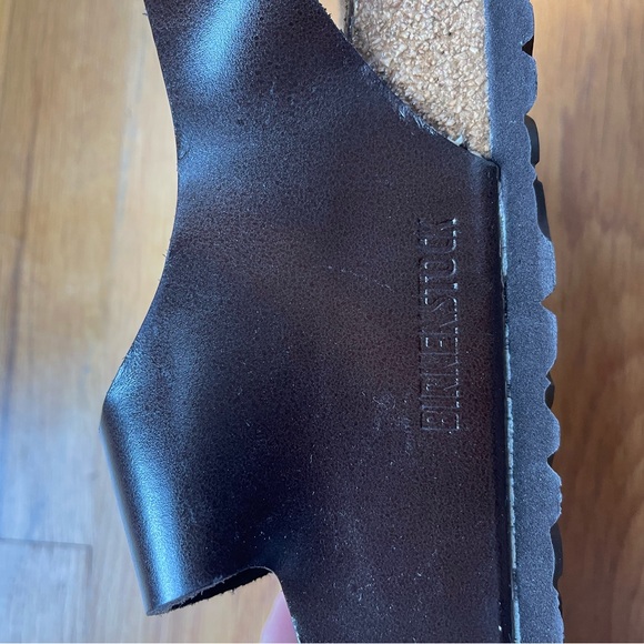 Birkenstock Milano Soft Footbed Smooth Leather Amalfi Testa Di Moro Sz 10 - Picture 11 of 12